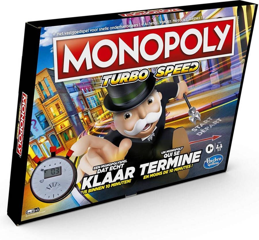 Monopoly Turbo Belgische Editie Bordspel