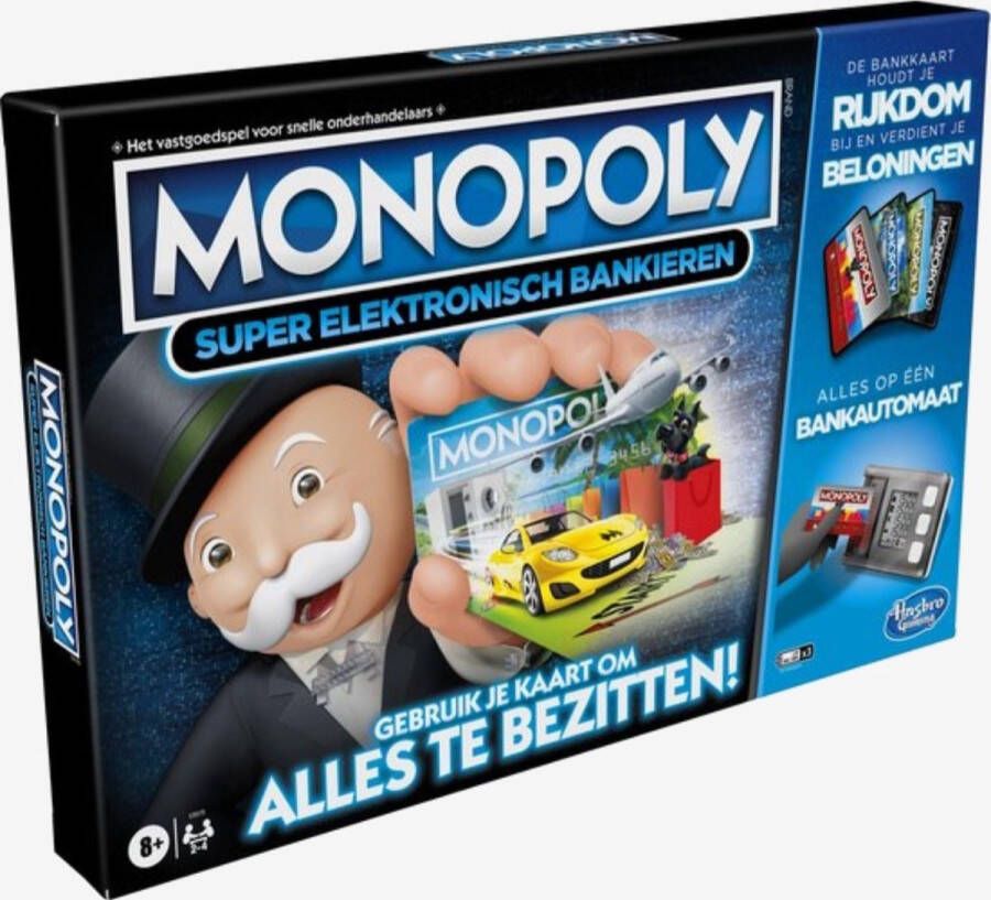 Hasbro Gaming Monopoly Super Elektronisch Bankieren