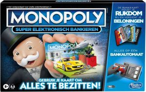 Hasbro Gaming Monopoly Super Elektronisch Bankieren bordspel