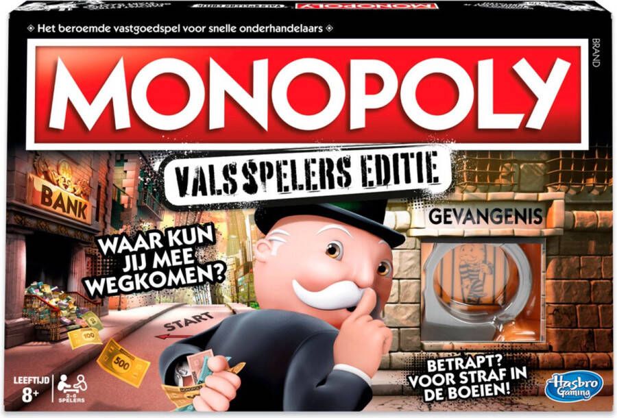 Hasbro Gaming Hasbro Monopoly Valsspelerseditie bordspel