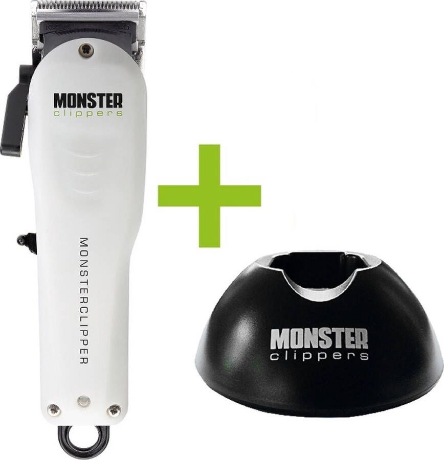 Monster Clippers Monsterclipper Taper Blade + Laadstandaard Professionele Tondeuse Draadloos 6.500RPM