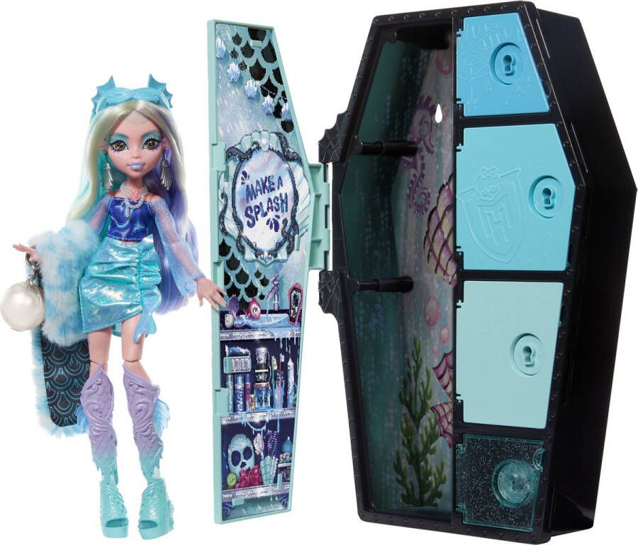 Monster High Skulltimate Secrets Fearidescent Lagoona Blue Modepop