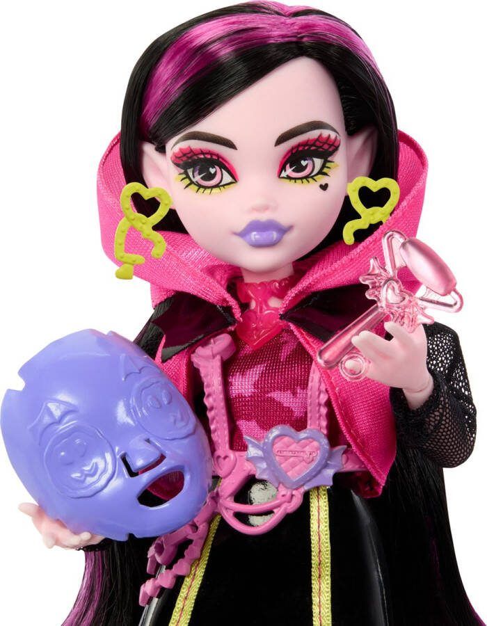 Monster High Skulltimate Secrets Neon Frights Draculaura 21 cm Modepop