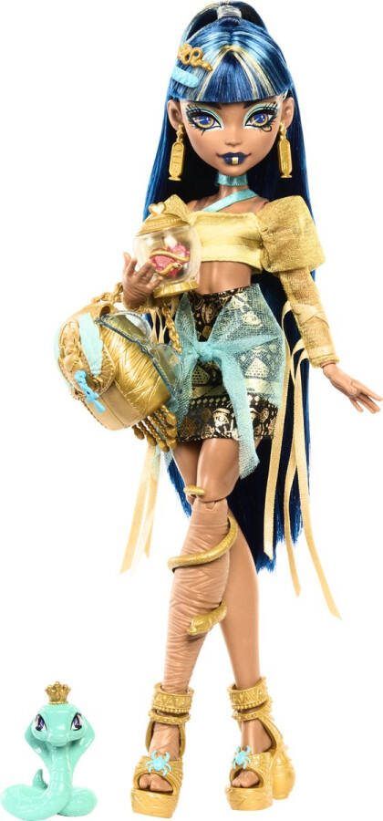 Monster High Ververs De Cleo Core-pop Goud Modepop