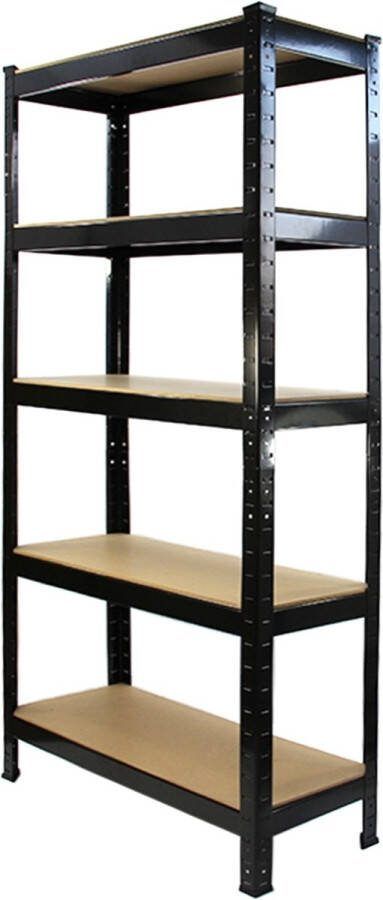 Monster Racking 2 x T-Rax Stellingkasten 75x30x150 cm 100% boutloos Draagkracht: 150 kg per plank opbergrek metaal