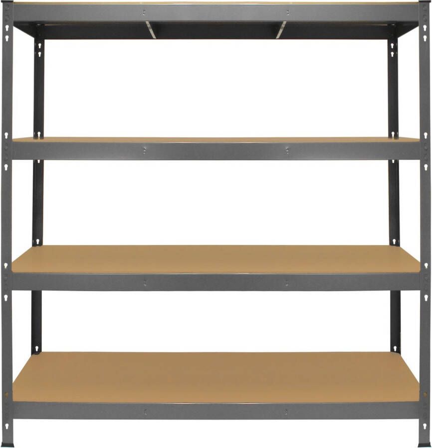 Monster Racking Q-Rax Heavy Duty Storage Shelving 160cm W 60cm D Grey