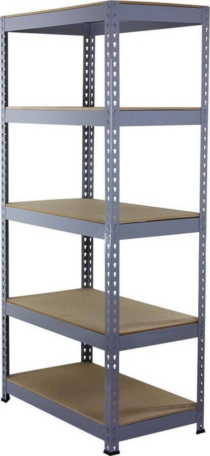 Monster Racking Q-Rax Stellingkast 90cmx50cmx182cm 100% boutloos Draagkracht: 200 kg per plank opbergrek metaal