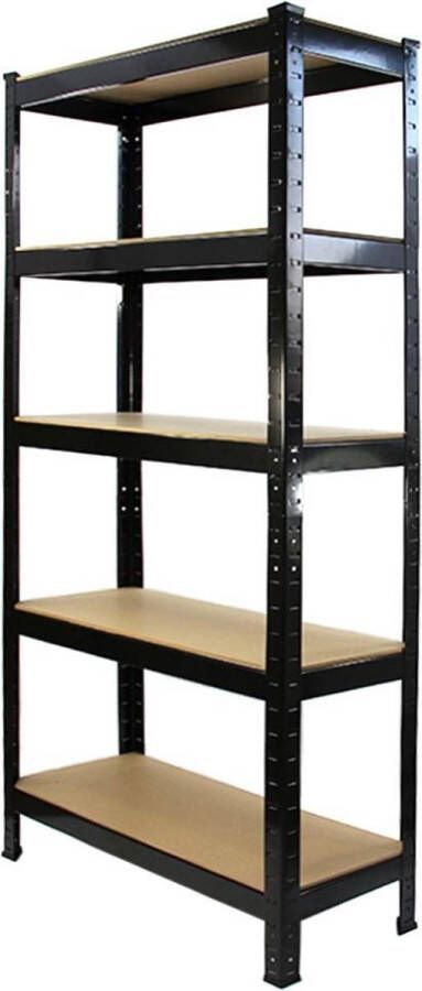 Monster Racking T-Rax Stellingkast 75x30x150 cm 100% boutloos Draagkracht: 150 kg per plank Opbergrek metaal