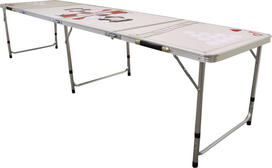 MonsterShop Beer Pong Tafel Beerpong set Table Opklapbaar Bierpong