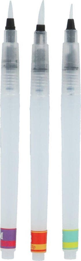 Mont Marte 3 delige waterbrush set 3 verschillende penseeltips