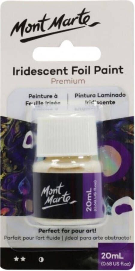 Mont Marte Premium iridescent folie verf 20ml regenboogverf