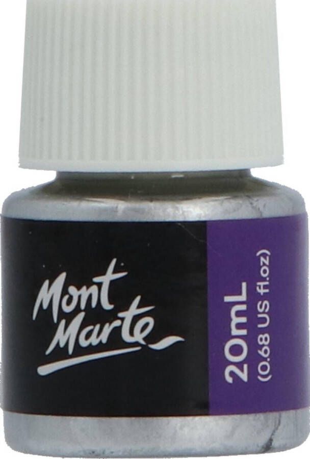 Mont Marte Premium Zilver Folie Verf 20ml Detailverf