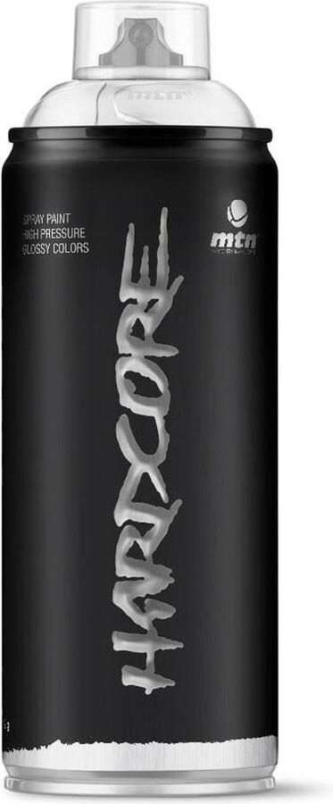 Montana Colors MTN Hardcore spuitverf Silver Chrome 400ml Hoge druk en glans afwerking