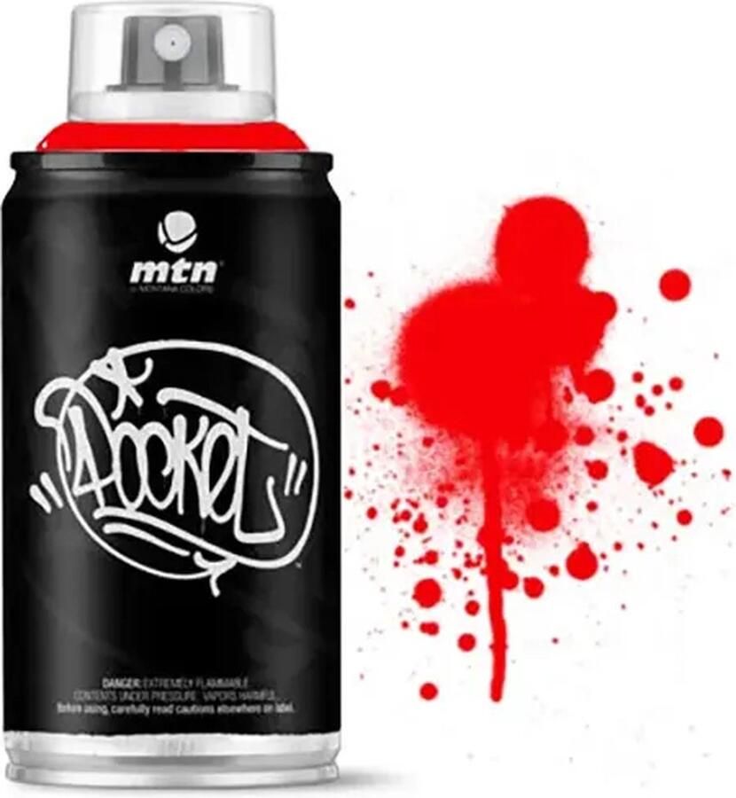 Montana Colors MTN Pocket spuitverf Lichtrood 150ml