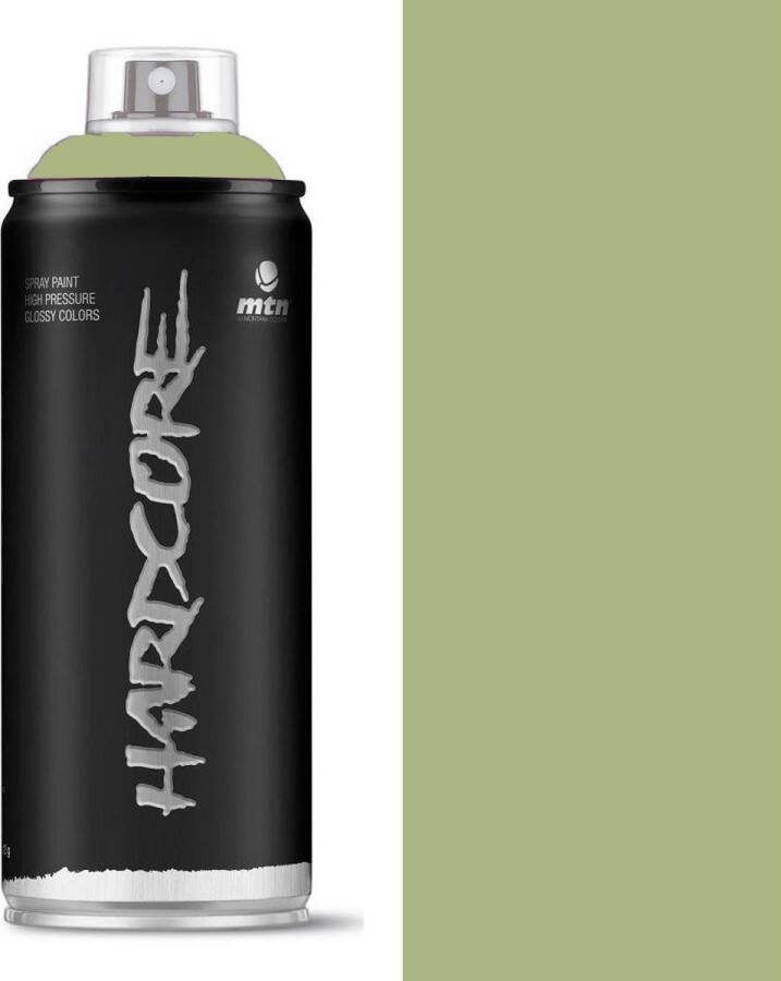 Montana Colors MTN Appelgroene spuitverf 400ml hoge druk en glans afwerking