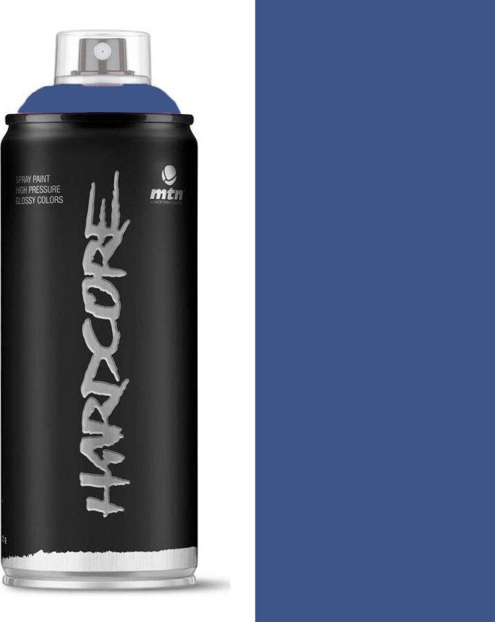 Montana Colors MTN Babylonblauwe spuitverf 400ml hoge druk en glans afwerking