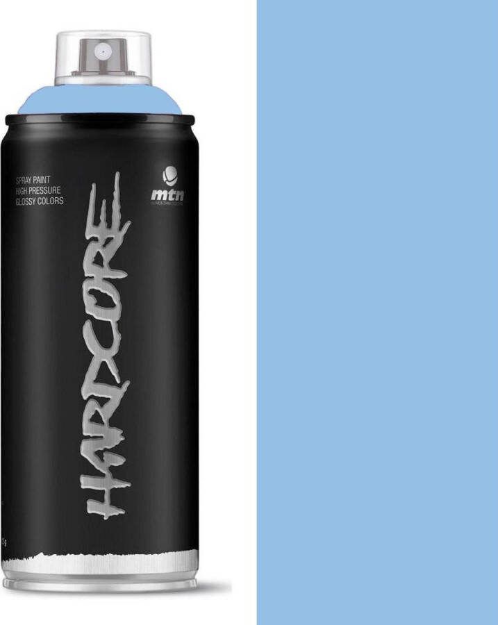 Montana Colors MTN Costa Brava Blauwe spuitverf 400ml hoge druk en glans afwerking