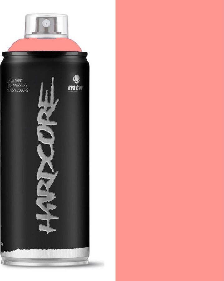 Montana Colors MTN Flamingorode spuitverf 400ml hoge druk en glans afwerking