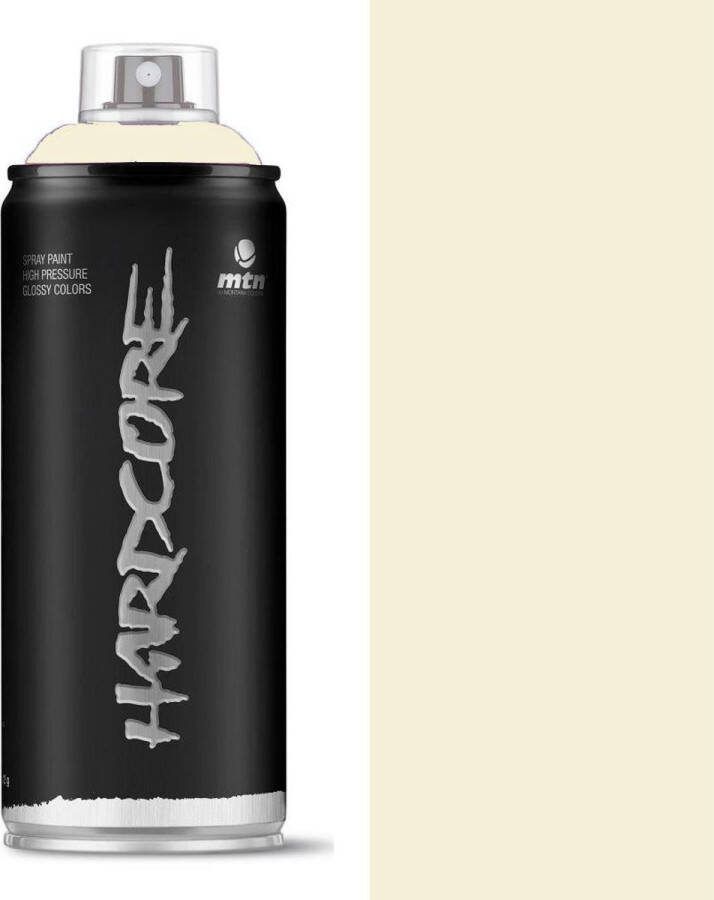 Montana Colors MTN Gebroken Witte spuitverf 400ml hoge druk en glans afwerking