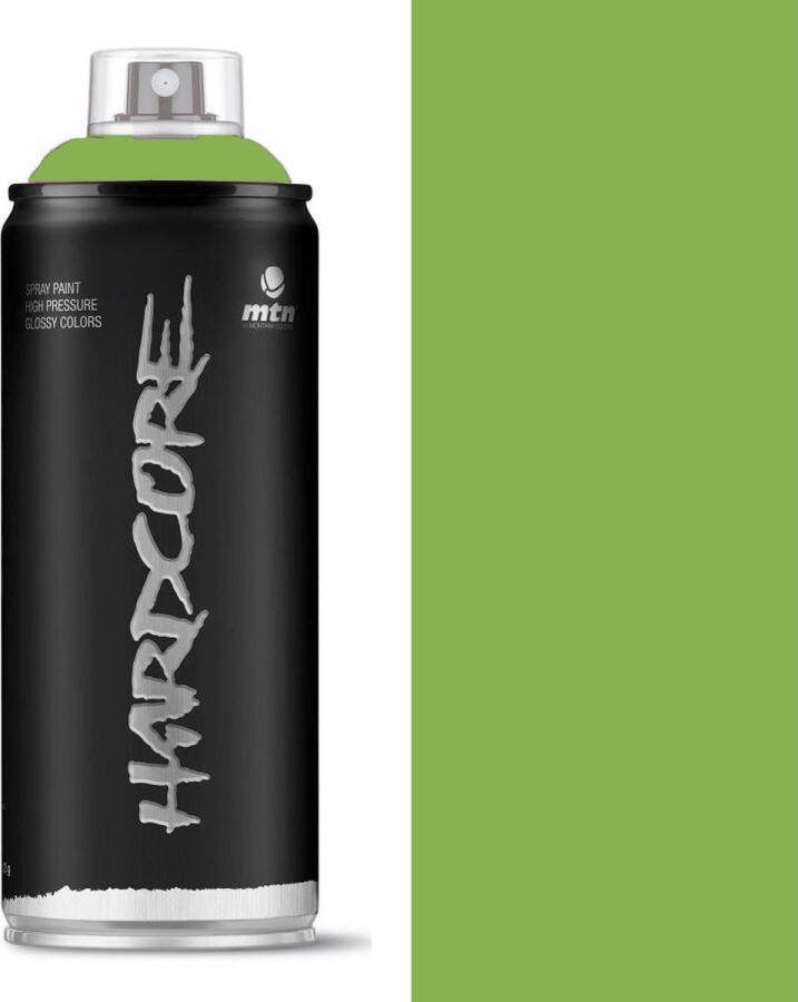 Montana Colors MTN Guacamole Groene spuitverf 400ml hoge druk en glans afwerking