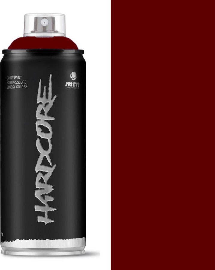 Montana Colors MTN Iroko Rode spuitverf 400ml hoge druk en glans afwerking