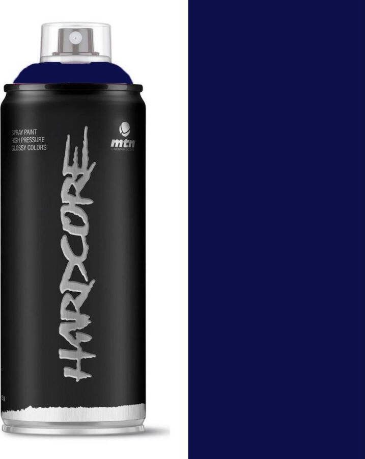 Montana Colors MTN Leviathan blauwe spuitverf 400ml hoge druk en glans afwerking