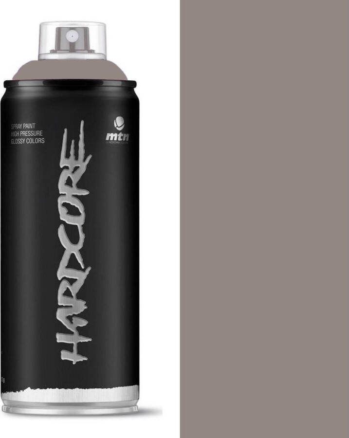 Montana Colors MTN Nazgulgrijze spuitverf 400ml hoge druk en glans afwerking