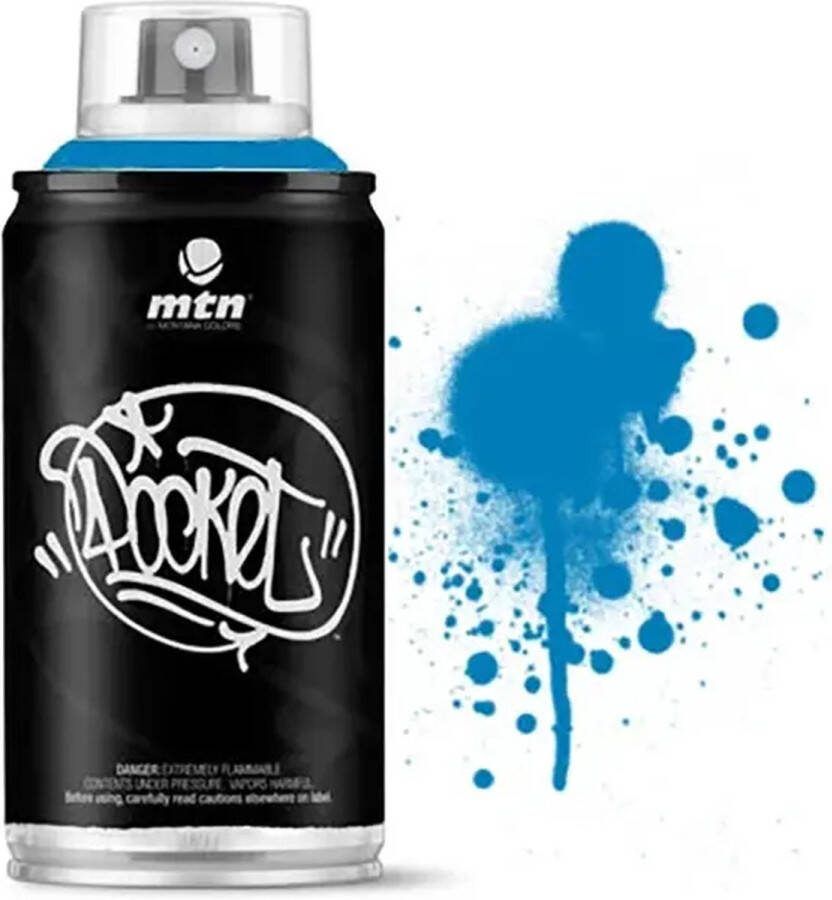 Montana Colors MTN Pocket spuitverf Electric Blue 150ml