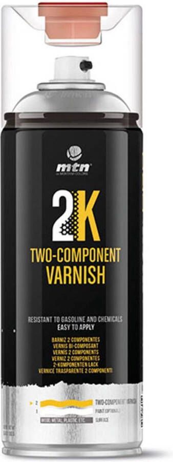 Montana Colors MTN Pro 2K Varnish 400ml Matte twee componenten lak spuitbus
