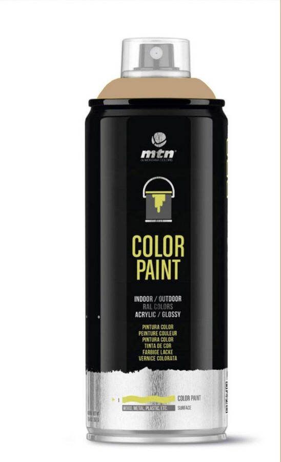 Montana Colors MTN PRO Color Paint – RAL-1001 Beige Spuitverf – 400ml