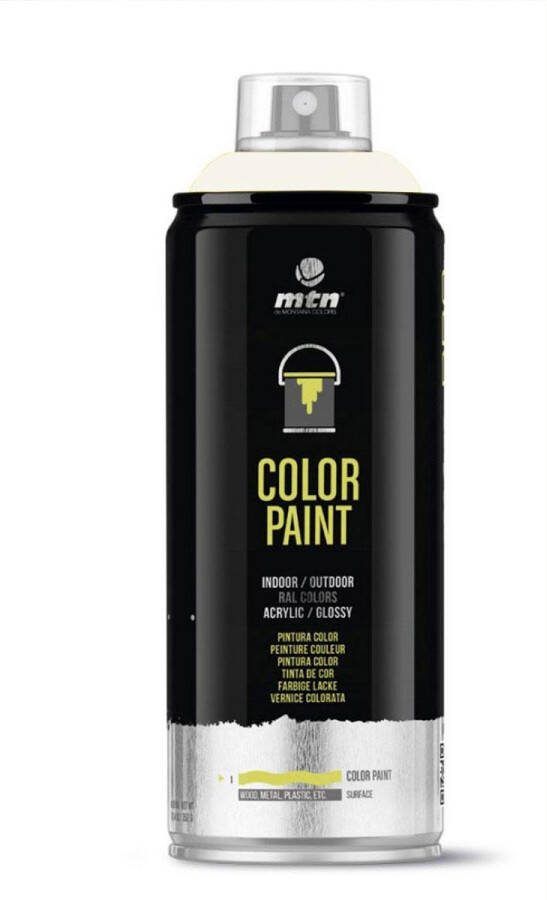 Montana Colors MTN PRO Color Paint – RAL-1013 Oester Witte Spuitverf – 400ml