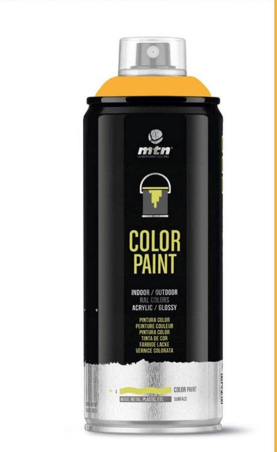 Montana Colors MTN PRO Color Paint – RAL-1021 Light Yellow Spuitverf – 400ml