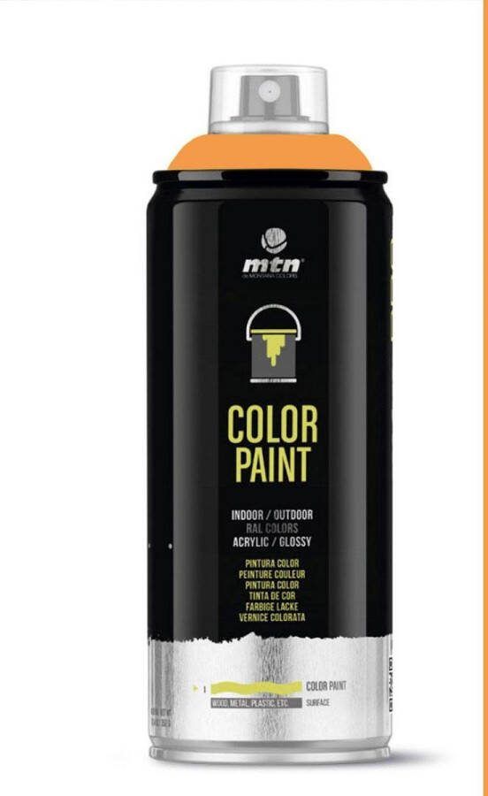 Montana Colors MTN PRO Color Paint – RAL-2003 Pastel Orange Spuitverf – 400ml