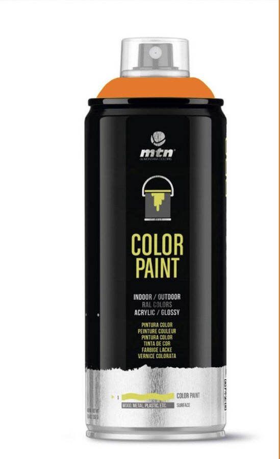 Montana Colors MTN PRO Color Paint – RAL-2004 Pure Orange Spuitverf – 400ml
