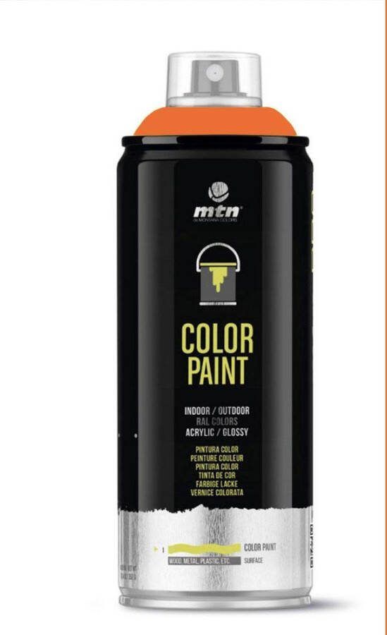 Montana Colors MTN PRO Color Paint – RAL-2011 Deep Orange Spuitverf – 400ml