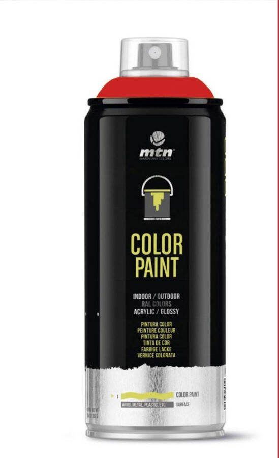 Montana Colors MTN PRO Color Paint – RAL-3001 Signal Red Spuitverf – 400ml