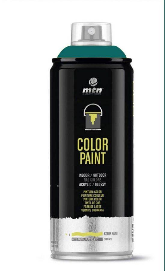 Montana Colors MTN PRO Color Paint – RAL-6026 Opal Green Spuitverf – 400ml