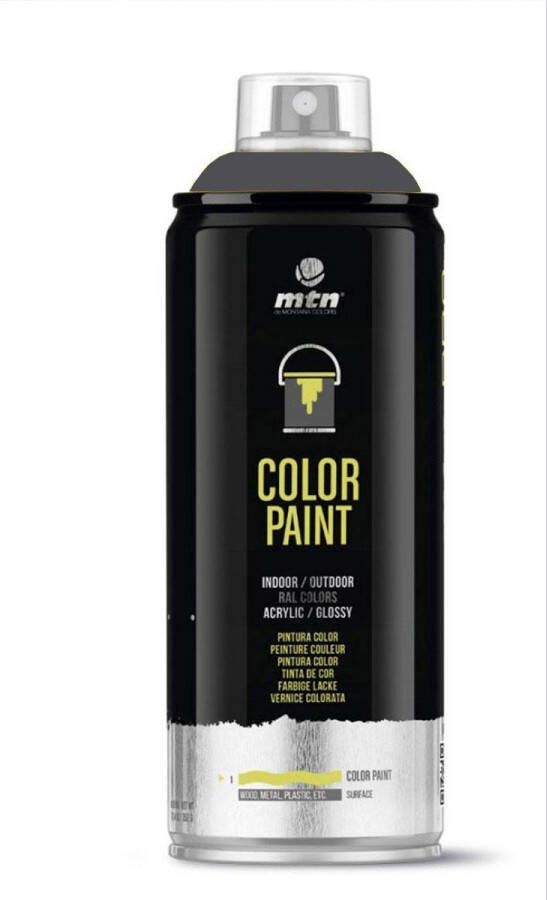Montana Colors MTN PRO Color Paint – RAL-7012 Basalt Grey Spuitverf – 400ml