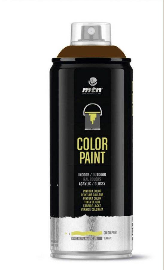 Montana Colors MTN PRO Color Paint – RAL-8011 Nut Brown Spuitverf – 400ml