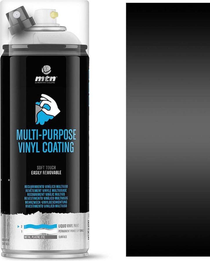 Montana Colors MTN PRO Multi-Purpose Vinyl Coating Metallic Black