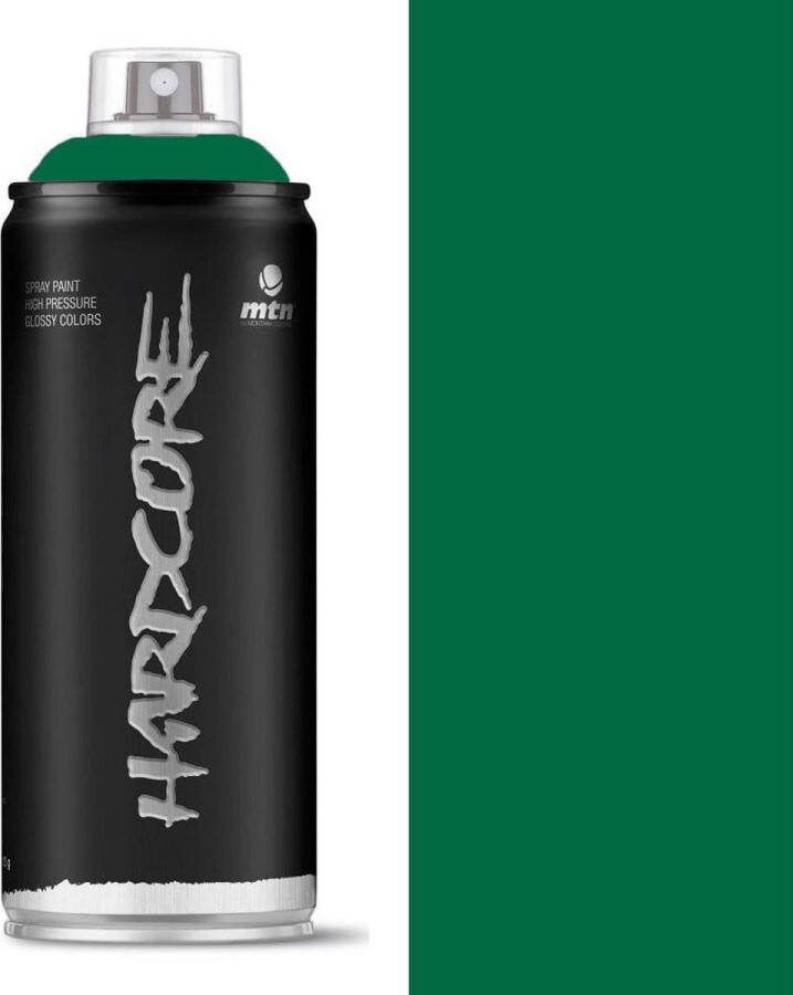 Montana Colors MTN Reggaegroene spuitverf 400ml hoge druk en glans afwerking