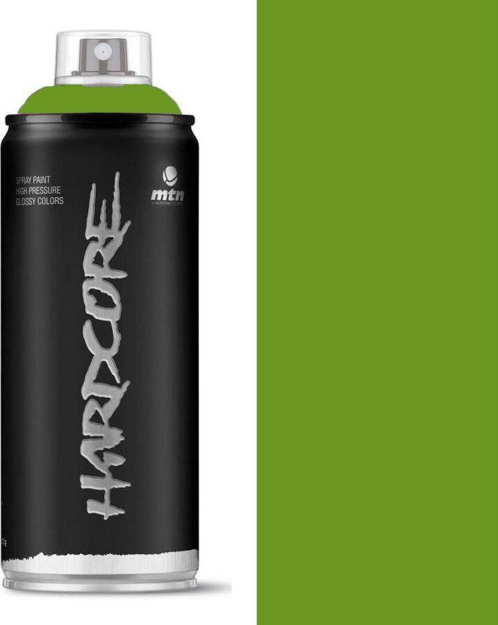 Montana Colors MTN Valleigroene spuitverf 400ml hoge druk en glans afwerking