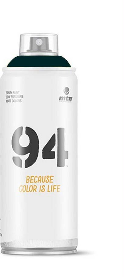 Montana Colors MTN94 Hercules Blauwe spuitverf 400ml lage druk en matte afwerking