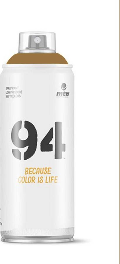 Montana Colors MTN94 Marrakech Bruine spuitverf 400ml lage druk en matte afwerking