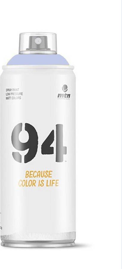 Montana Colors MTN94 Sagan Blauwe spuitverf 400ml lage druk en matte afwerking