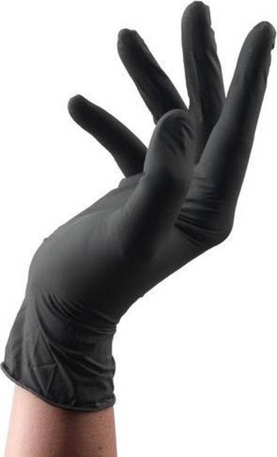 Montana Latex Handschoenen Zwart XL 100 stuks