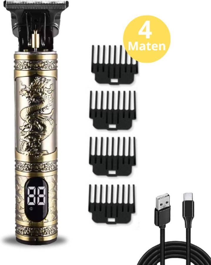 Montzys LED Dragon Tondeuse Voor Mannen Haartrimmer Hoofdhaar & Baardhaar