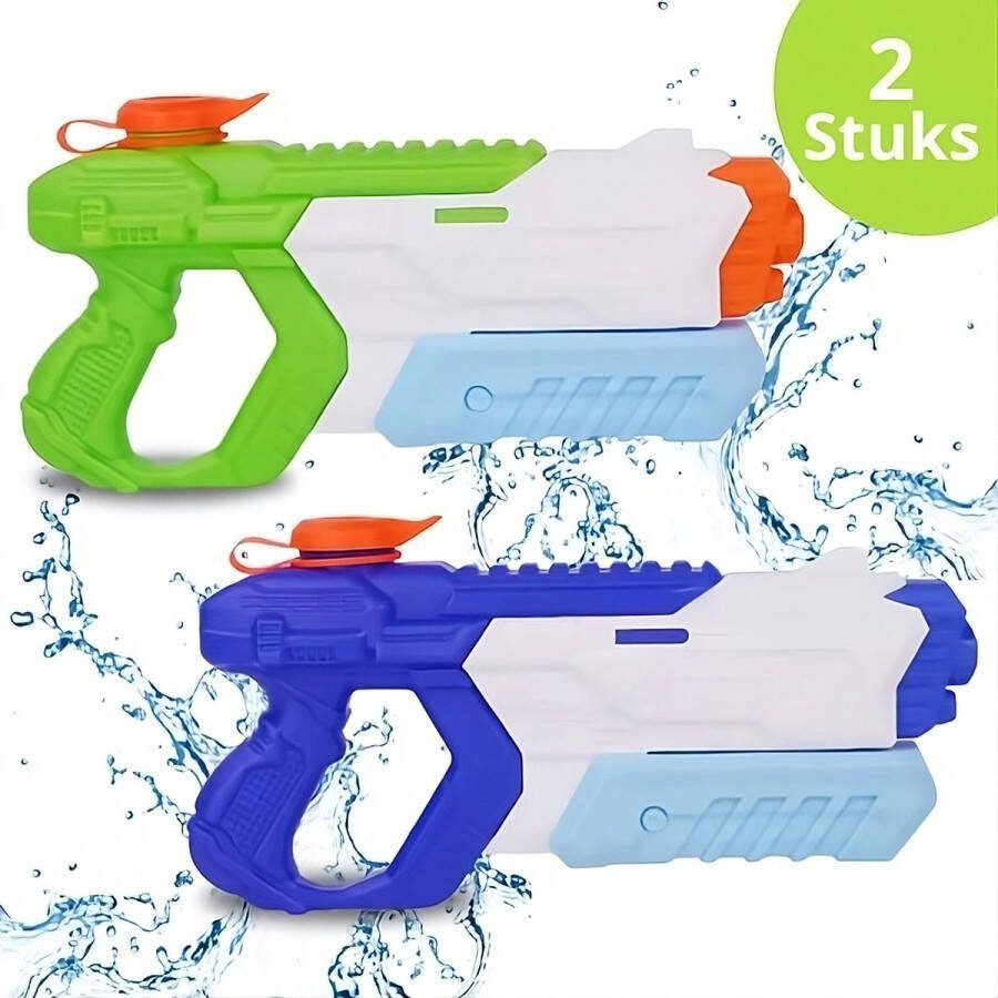Montzys Waterpistool Set 2 Stuks Super Soaker Water Pistool Waterspeelgoed Buitenspeelgoed Speelgoed Kinderen
