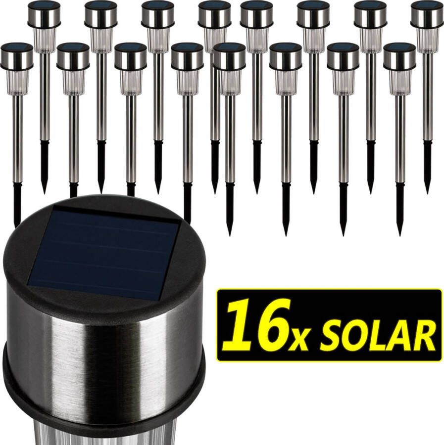 Deuba Tuinverlichting – LED – 16 stuks – Waterdicht – Rood – Groen -Blauw