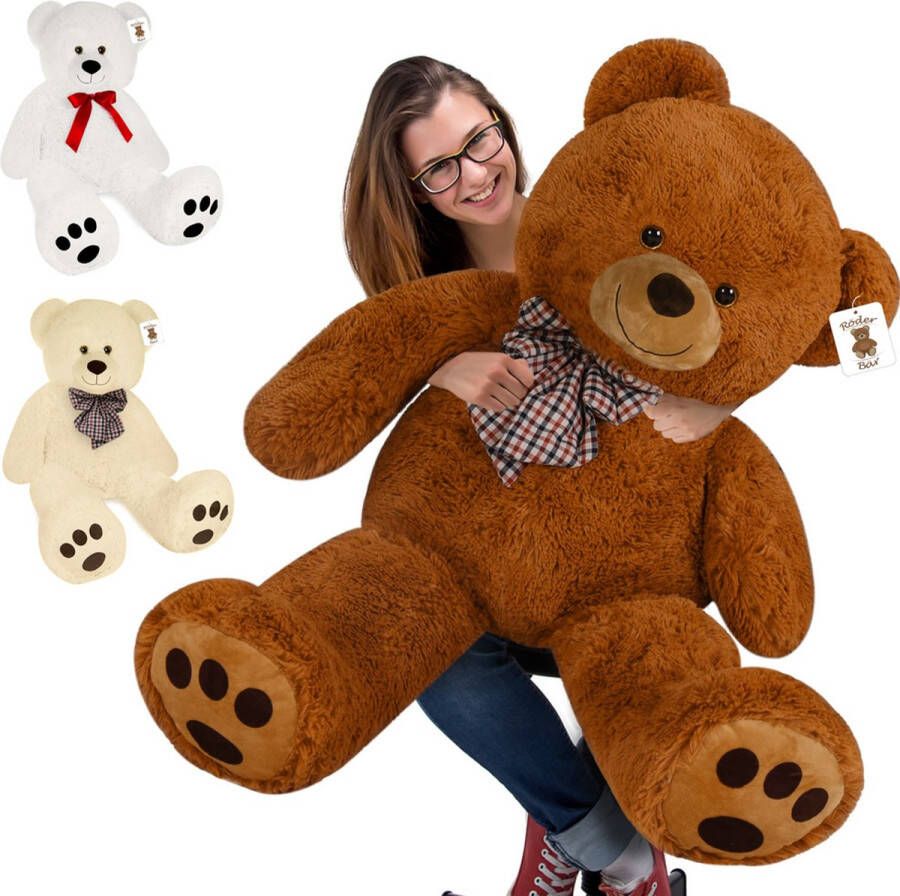 Merkloos Sans marque Grote Knuffelbeer Teddybeer knuffel 1 mtr groot Valentijn